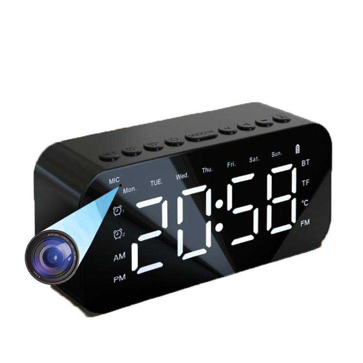 FullHD spy camera bluetooth speaker with alarm clock04 copy